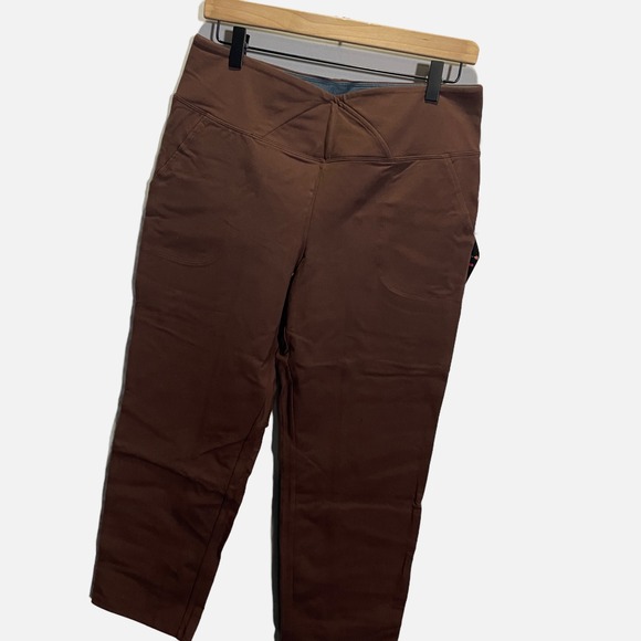 Women with Control Renee Greenstein Brown Shape Enhancing Stretch Pants MP NWT - Picture 2 of 5